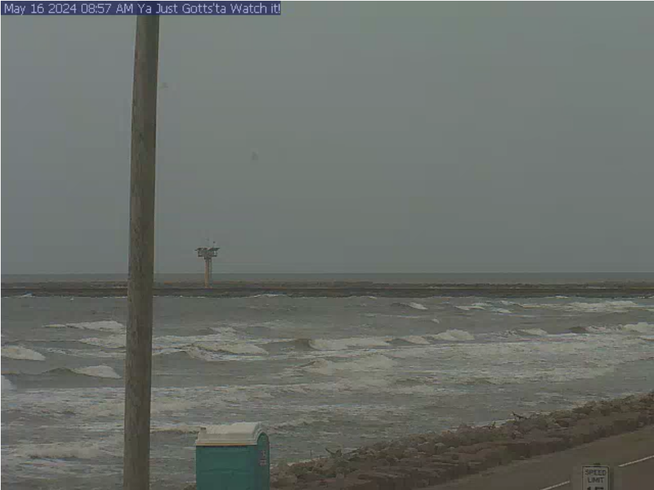 current picture of surfside beach texas - jetty view